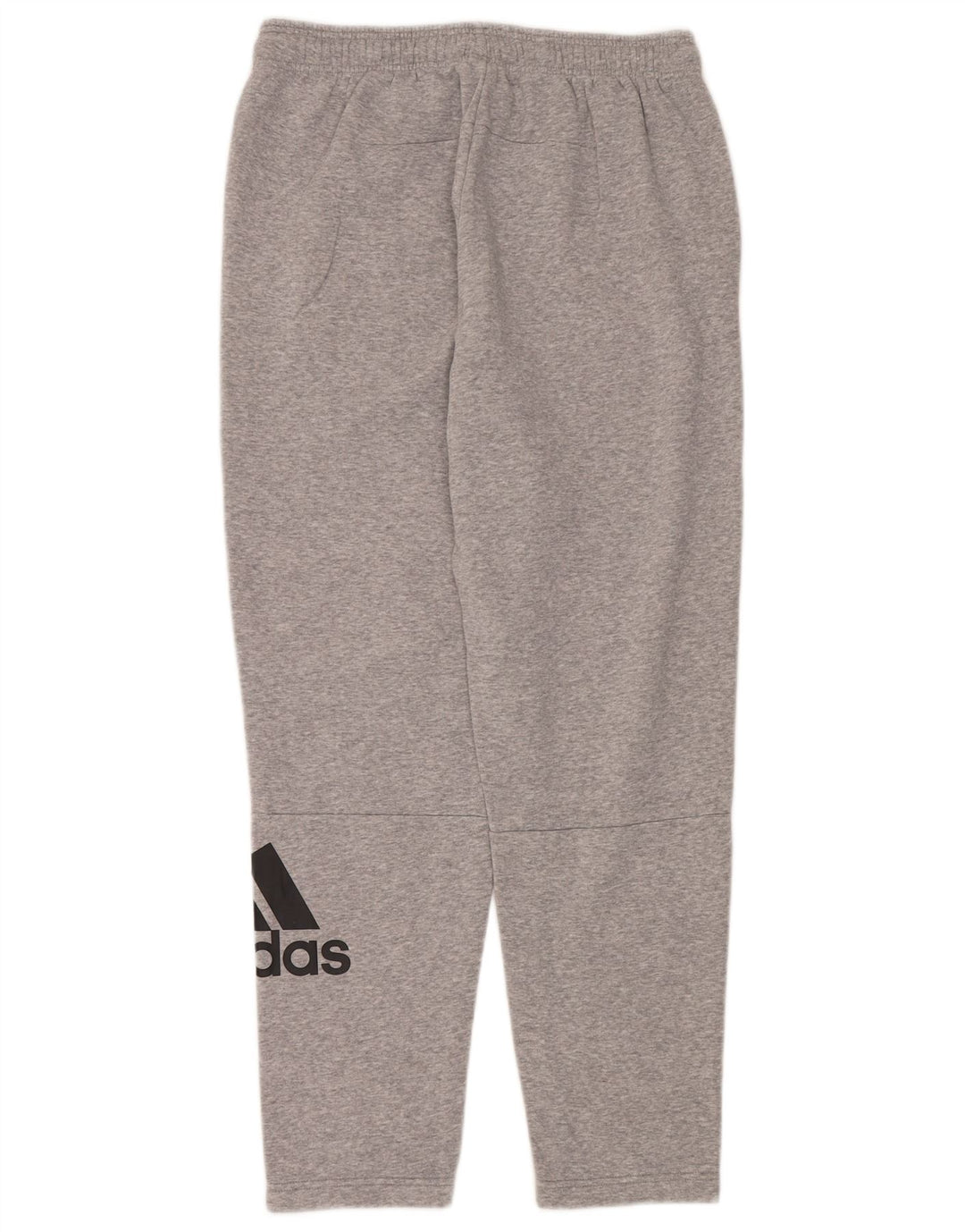 Adidas Herren-Trainingshose mit Grafik, groß, aus grauer Baumwolle