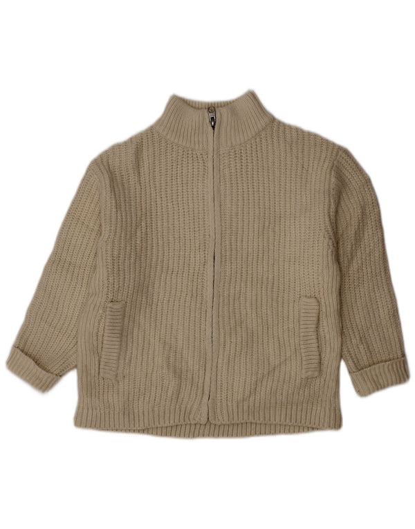 ZARA Baby Jungen Strickjacke Pullover 18-24 Monate Beige Acryl