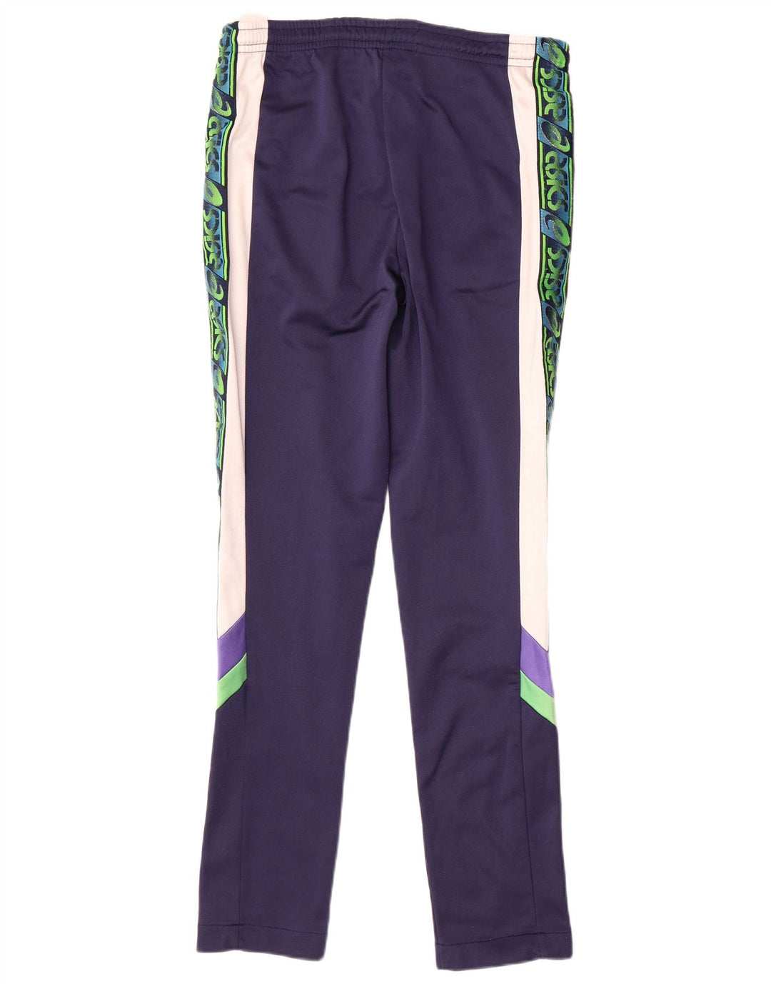 Asics Damen-Trainingsanzug, IT 46, groß, marineblau, Colourblock-Polyamid