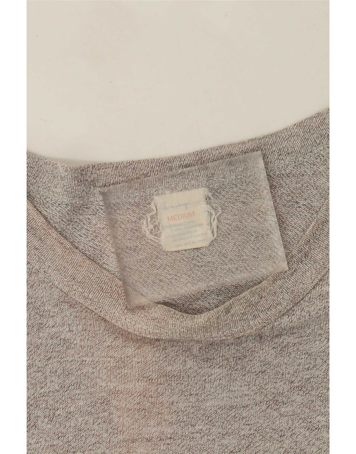 Champion Herren-T-Shirt mit Grafik, mittelgraue Baumwolle