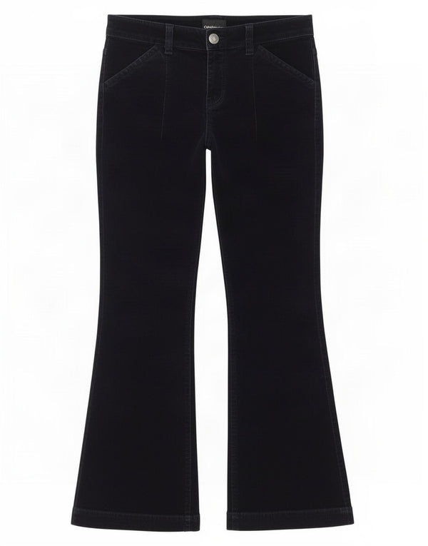 Calvin Klein Jeans Damen Bootcut-Cordhose W29 L28 Marineblau