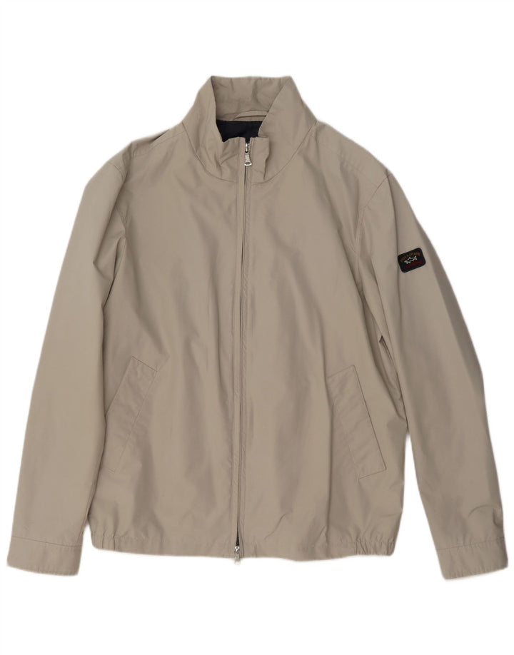 Paul & Shark Herren Typhoon 20000 Bomberjacke UK 38 Medium Beige Polyester