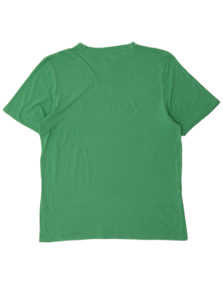 Kappa Herren Grafik T-Shirt Top Large Grün
