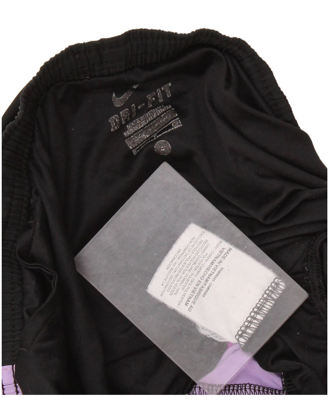 NIKE Damen Dri Fit Sport Shorts UK 10 Small Schwarz Colourblock Polyester