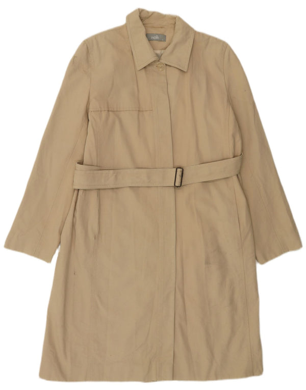 WALLIS Damen Trenchcoat UK 12 Mittelbeige Baumwolle