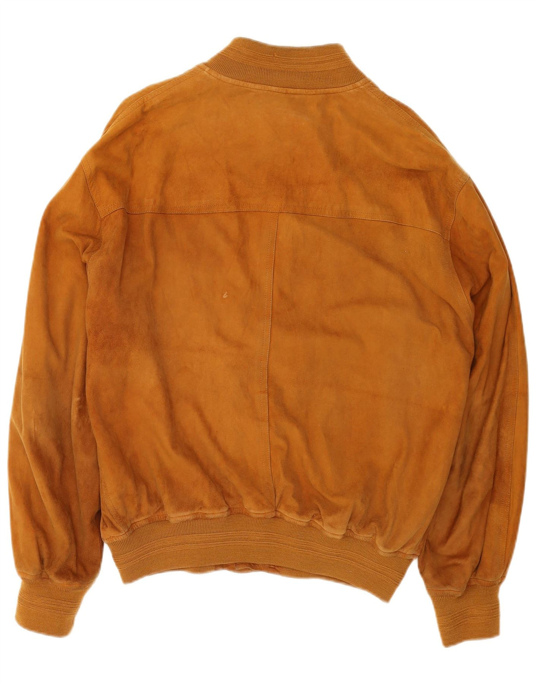 VINTAGE Herren Wildleder Bomberjacke UK 42 XL Beige