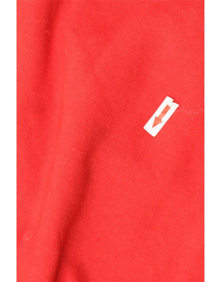Übergroßer Damen-Sweatshirtpullover von Zara, Gr. 10, Größe S, Rot, Polyester
