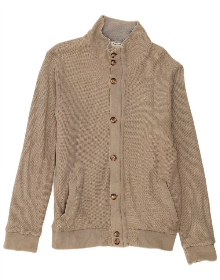 Jeckerson Herren-Trainingsanzug-Oberteil, Jacke, XL, Beige, Baumwolle