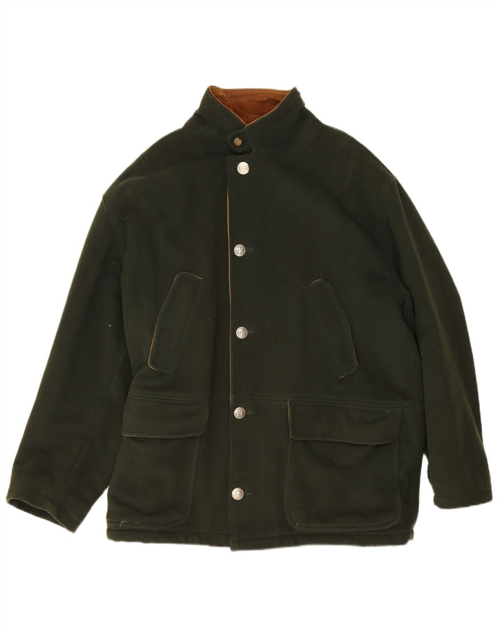 Brooksfield Herren Utility Jacke IT 52 XL Khaki Baumwolle