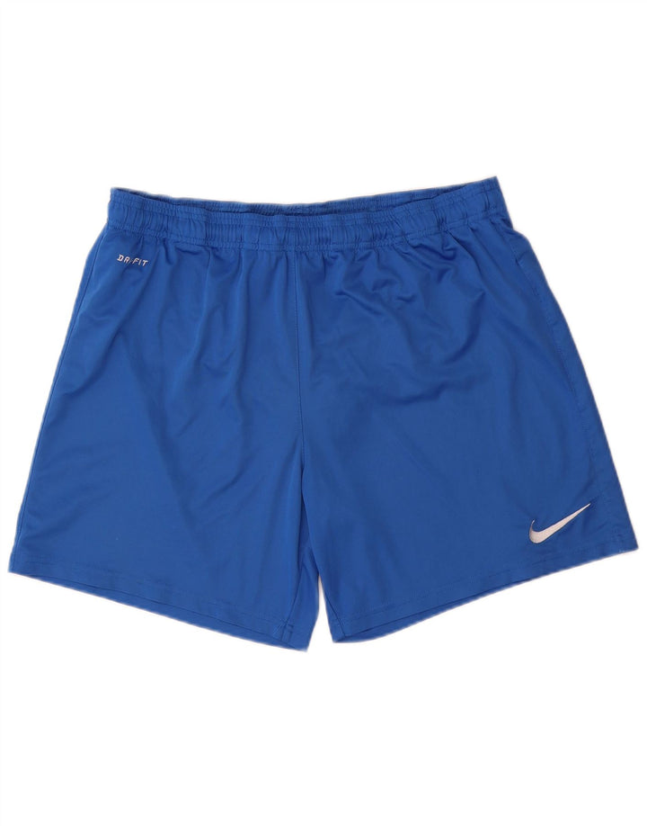 NIKE Herren Dri Fit Sportshorts, Größe L, Blau