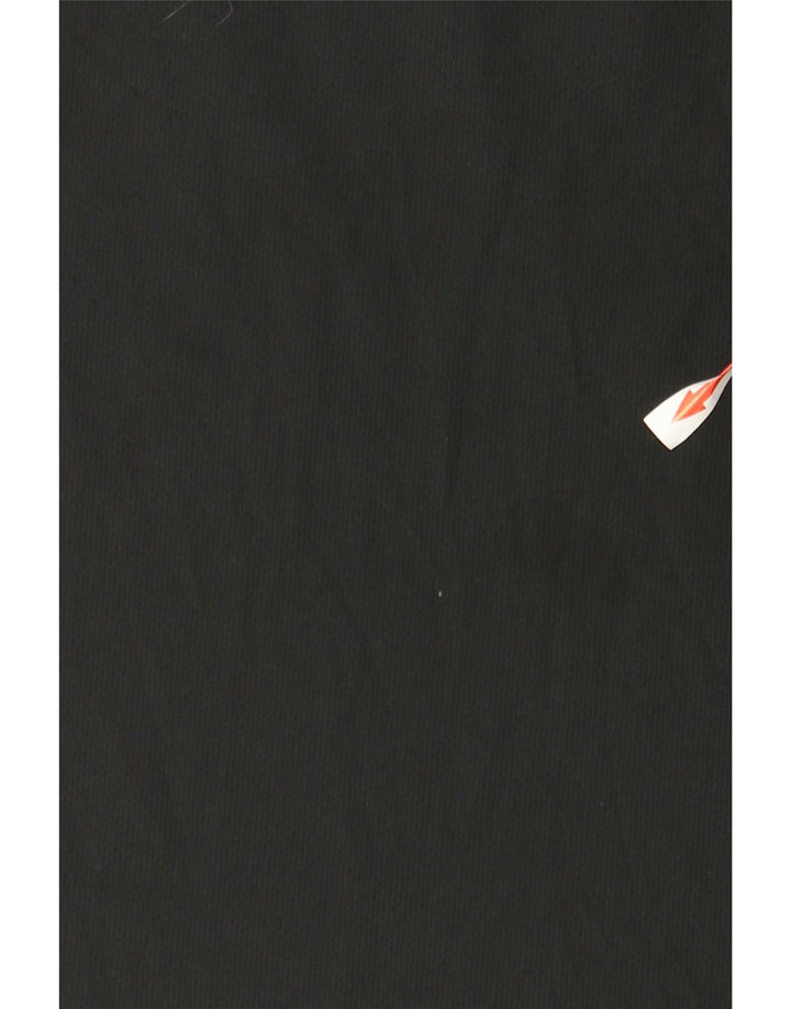 Nike Herren-T-Shirt mit Grafik, mittelgroß, schwarzes Polyester