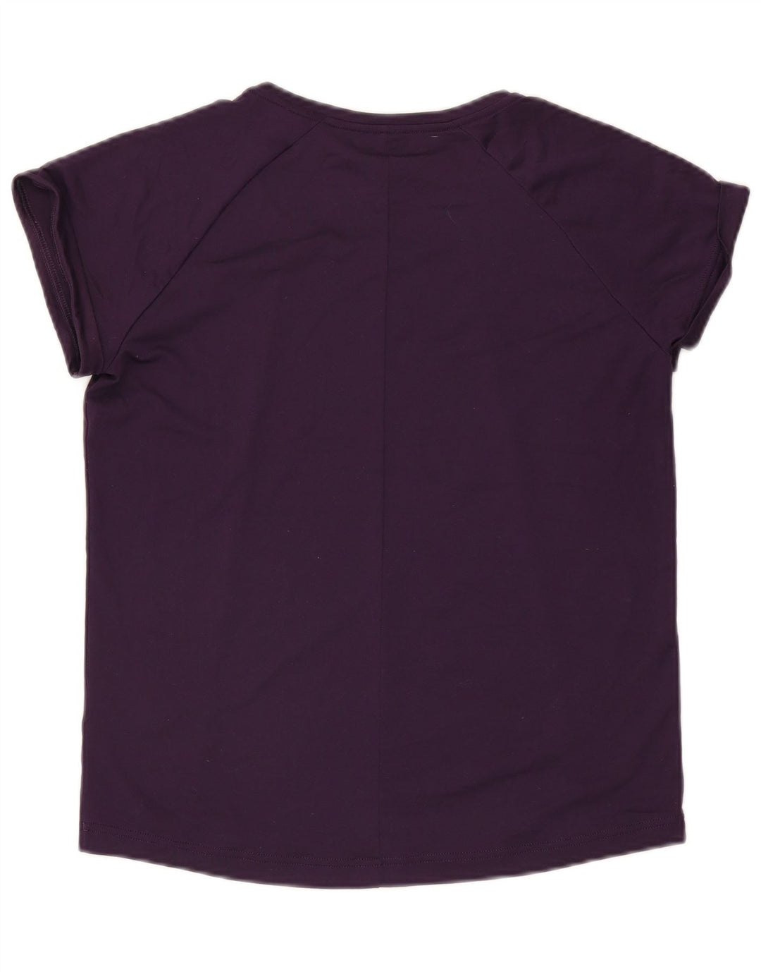 Adidas Damen Climalite T-Shirt Top UK 12/14 Medium Lila Polyester
