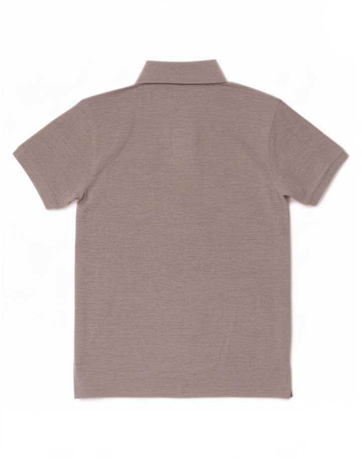 Jack Wills Herren-Stretch-Slim-Poloshirt aus mittelgrauer Baumwolle