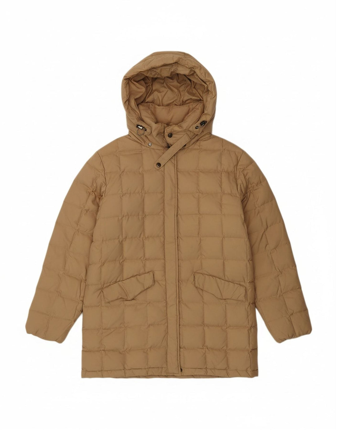CIESSE PIUMINI Womens Hooded Padded Jacket IT 44 Medium Beige Polyester