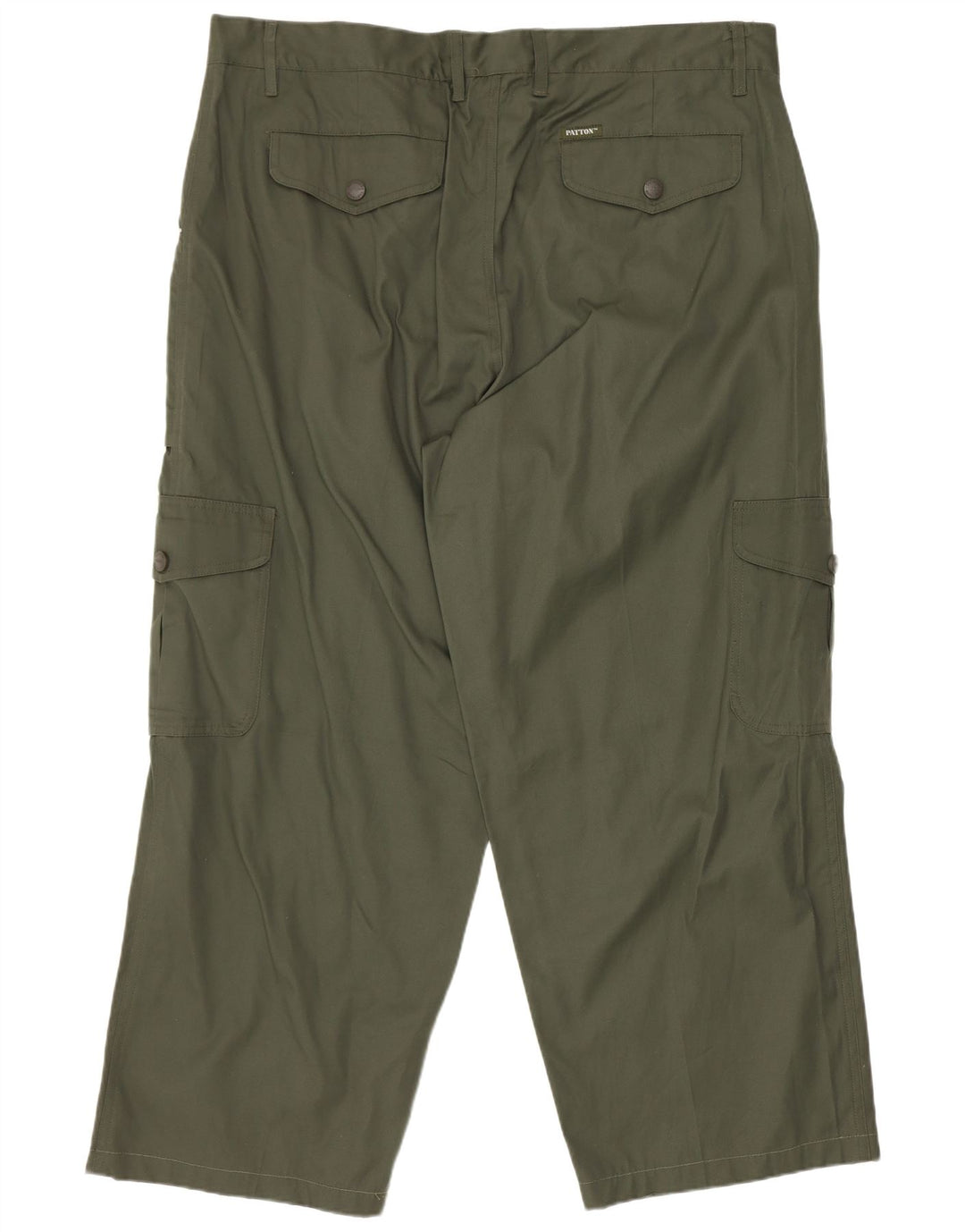Patton Herren gerade Cargohose W38 L27 Khaki Baumwolle