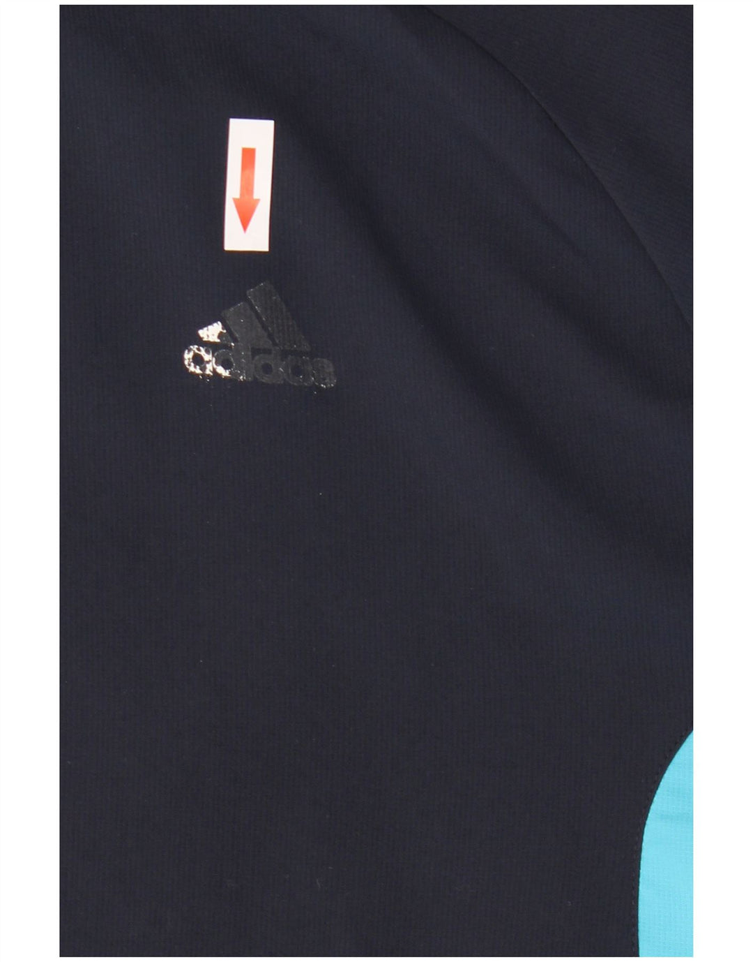 Adidas Herren Climalite-Trainingsanzug-Top-Jacke, groß, Marineblau, Farbblock