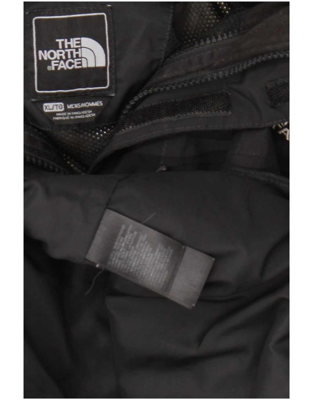 The North Face Herren-Regenjacke mit Kapuze, UK 42, XL, Schwarz, Polyester