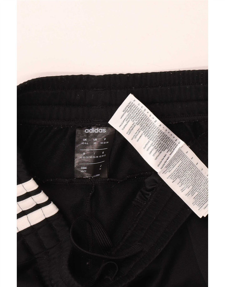 Adidas Damen Trainingshose UK 4/6 XS Schwarz Polyester
