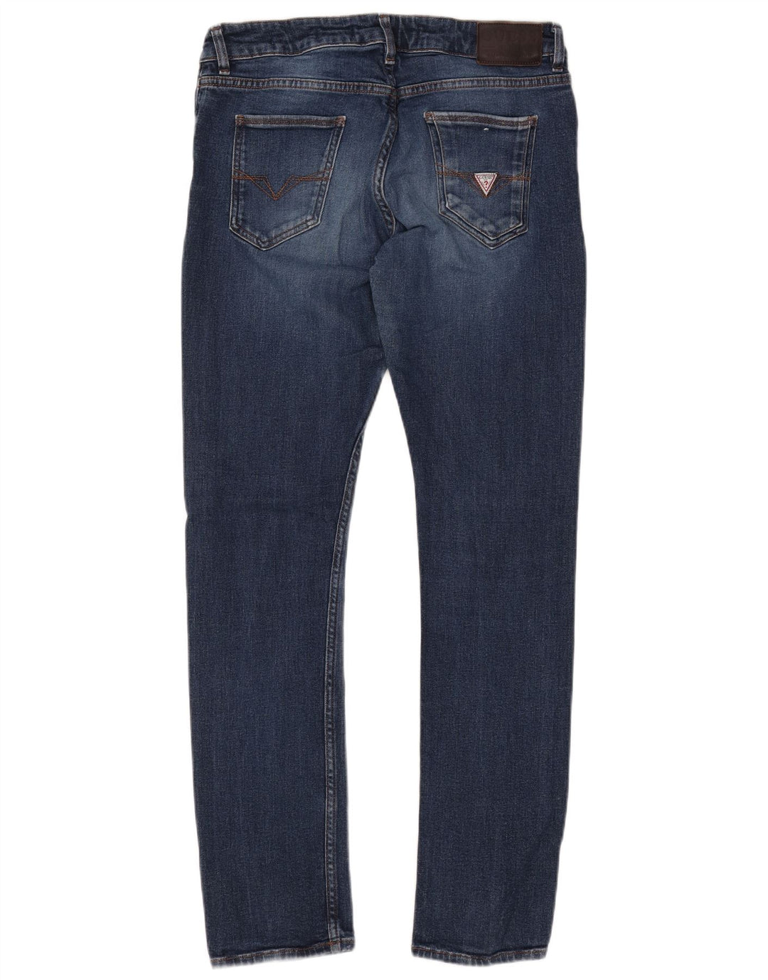 GUESS Damen Miami Skinny Jeans W34 L31 Blaue Baumwolle