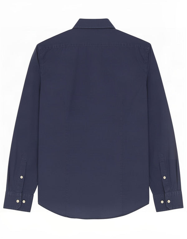 Trussardi Herrenhemd Größe 38 15 Medium Marineblau