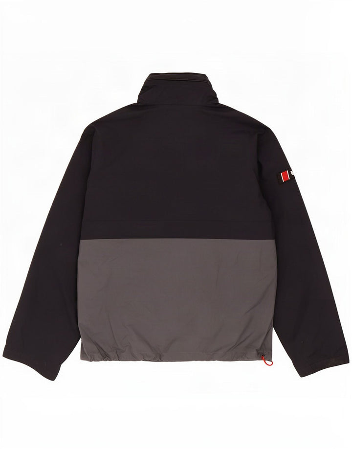 Berghaus Herren-Regenjacke mit Kapuze, UK 36, Größe S, Schwarz, Colourblock-Polyamid