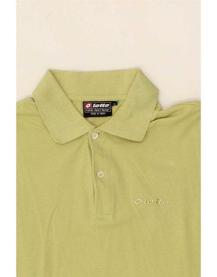 LOTTO Mens Polo Shirt Medium Green Vintage Lotto and Second-Hand Lotto from Messina Hembry 