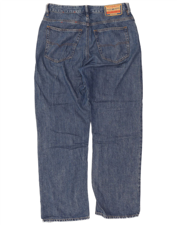 Diesel Herren Loose Jeans W29 L32 Blaue Baumwolle