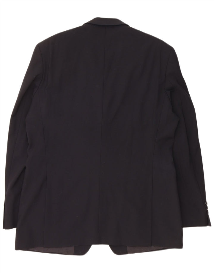 Hugo Boss Herren-Blazer mit 2 Knöpfen, EU 54, 2XL, marineblaue Schurwolle