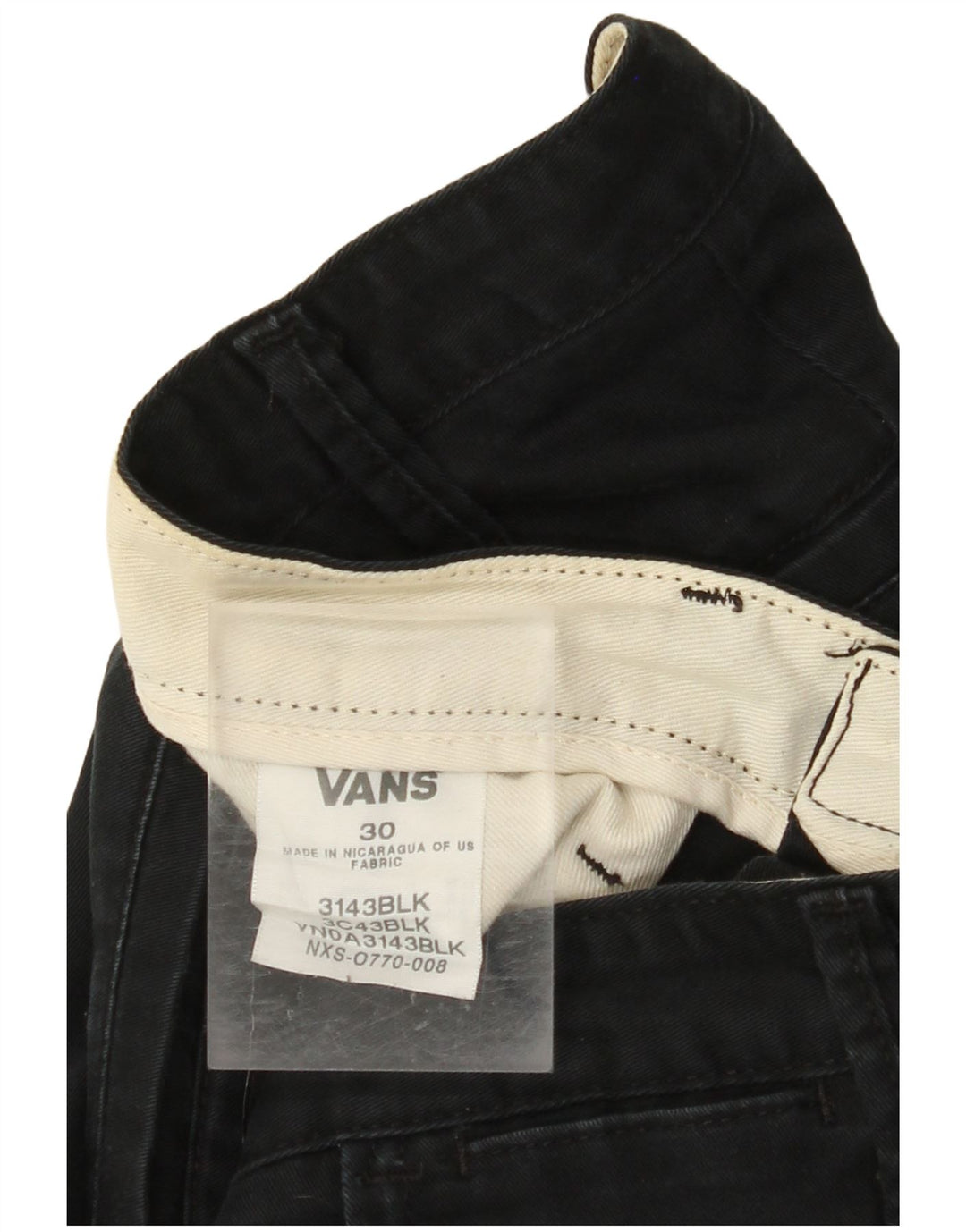 VANS Gerade Chinohose für Herren, W30, L32, Marineblau, Baumwolle