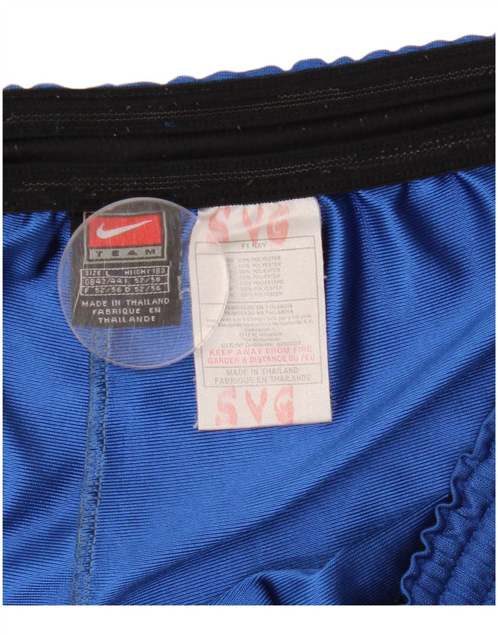 Nike Herren Sportshorts UK 42/44 Large Blau Polyester