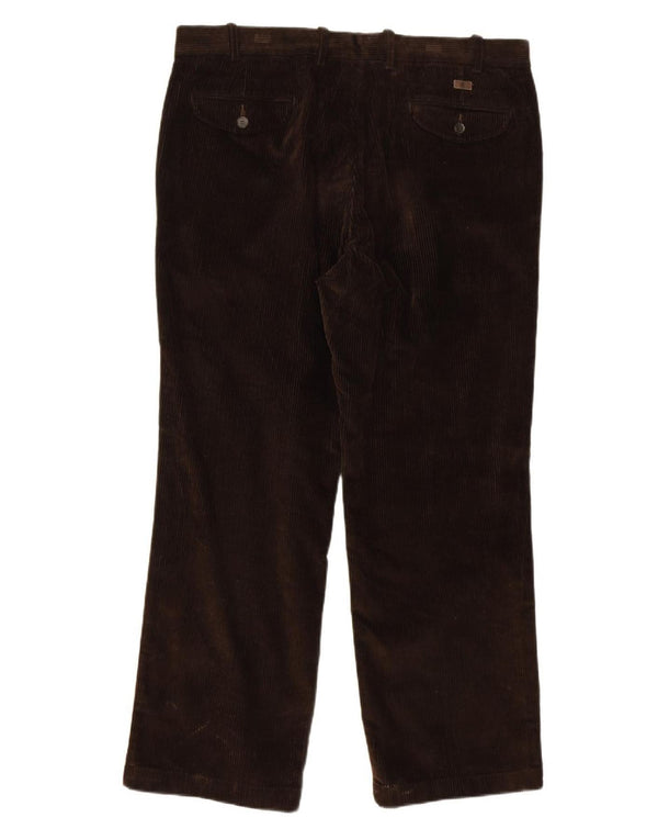 Gerade Herren-Cordhose von Marks & Spencer, braun, Baumwolle, W38, L29