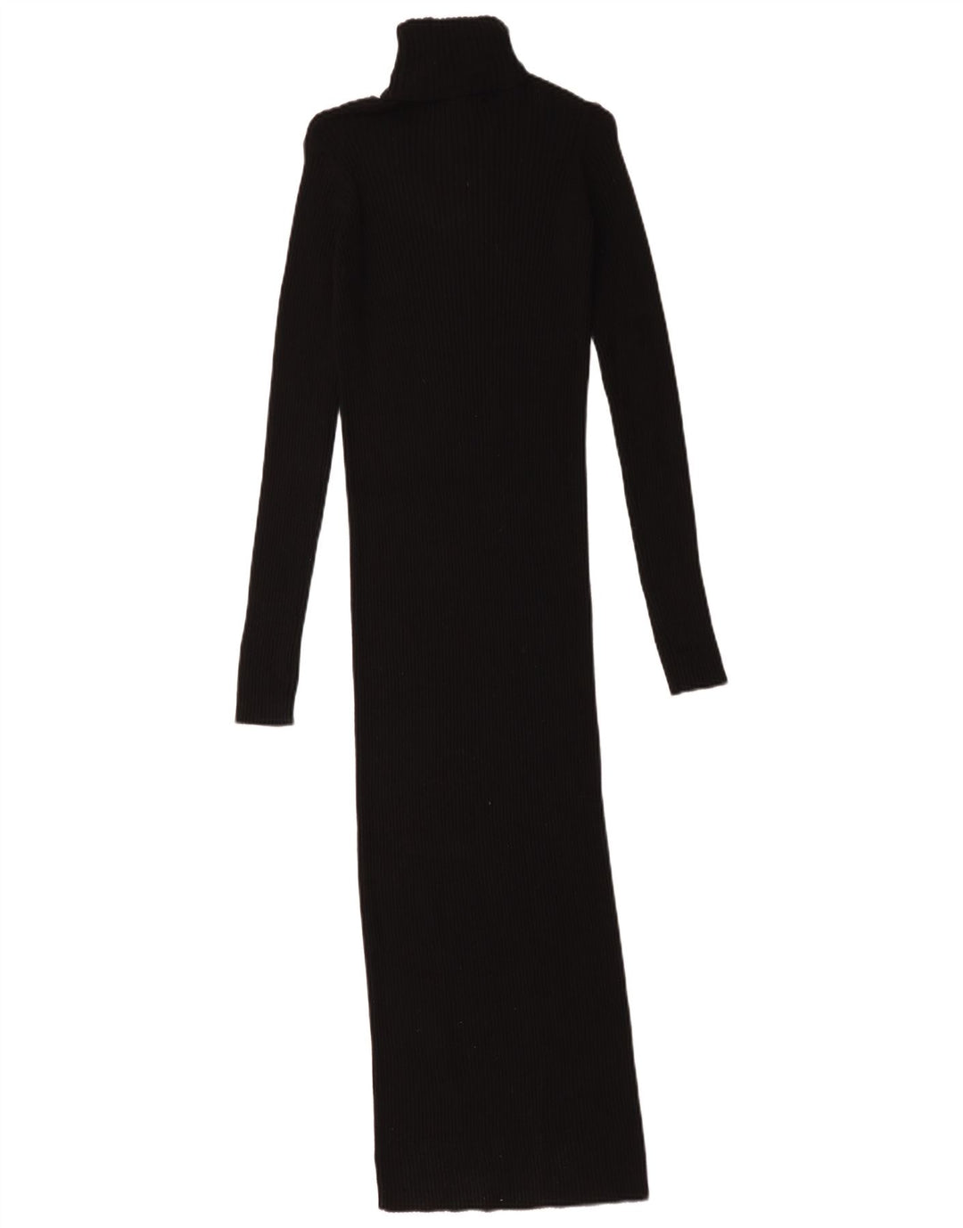 Zara Maxi-Pulloverkleid für Damen, Größe S, Schwarz