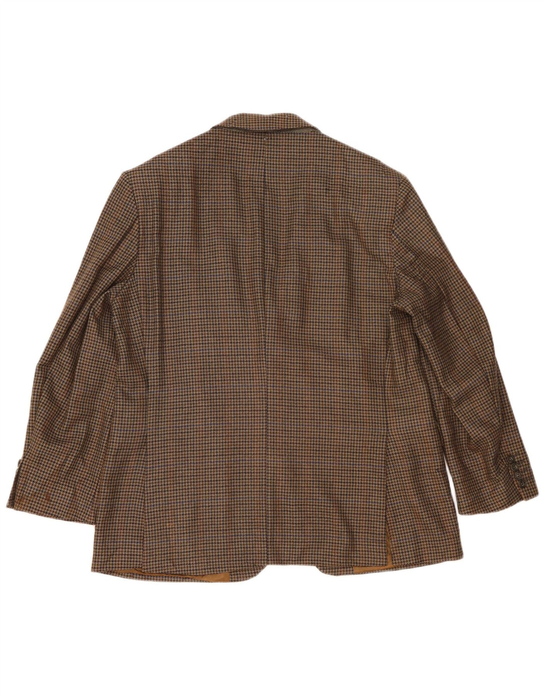 MARKS & SPENCER Herren-Blazer mit 2 Knöpfen, Gr. 42, Khaki, Hahnentrittmuster