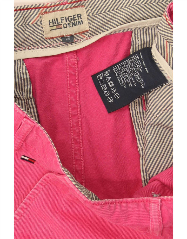 Tommy Hilfiger Herren Chinoshorts W30 mittelrosa Baumwolle