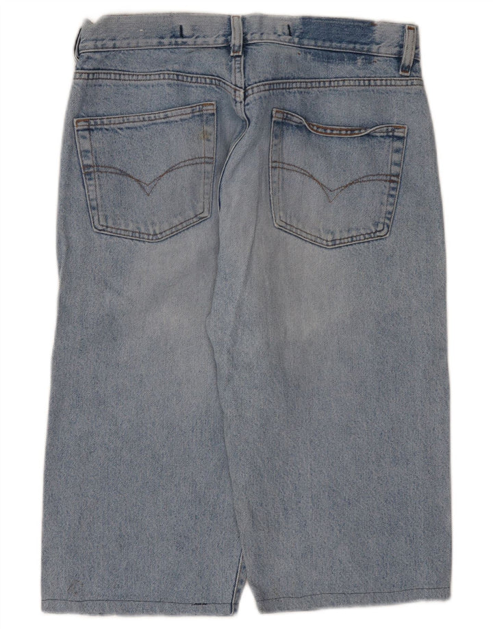 Diesel Herren-Jeansshorts W34, große blaue Baumwolle
