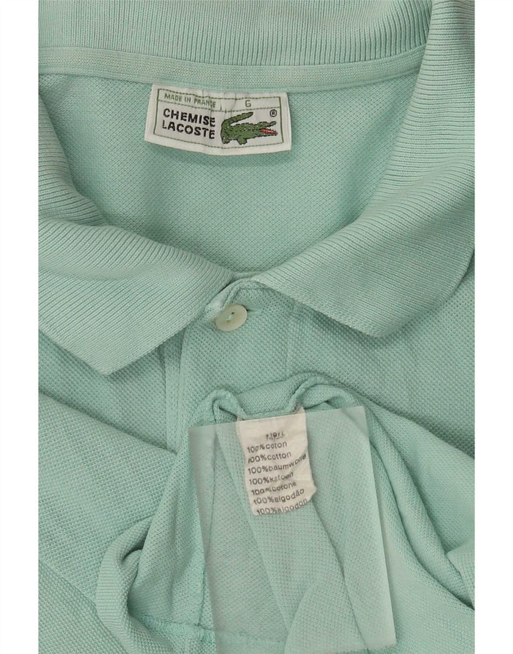 Lacoste Herren Poloshirt Größe 6 XL Grüne Baumwolle