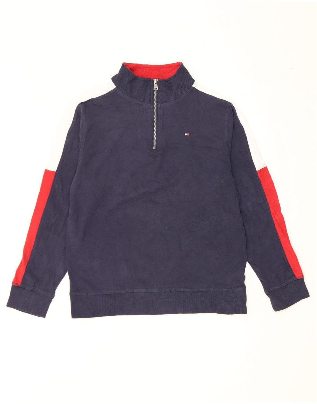Tommy Hilfiger Jungen-Sweatshirt, Pullover, 15–16 Jahre, Größe L, Marineblau