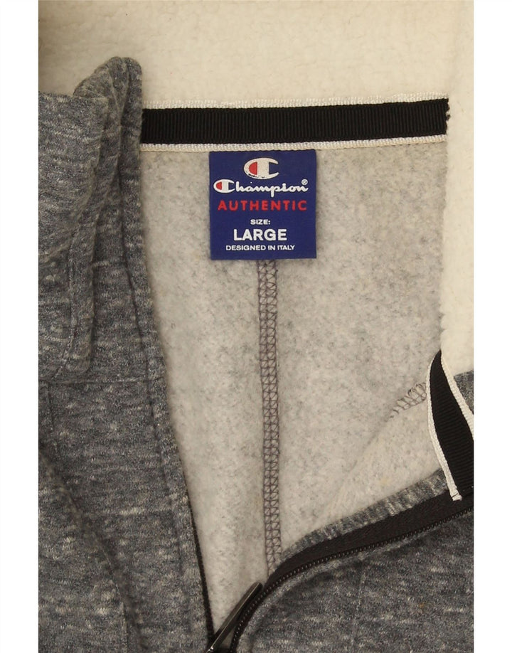 Champion Damen-Trainingsanzugoberteil, UK-Größe 44, Größe L, Grau meliert