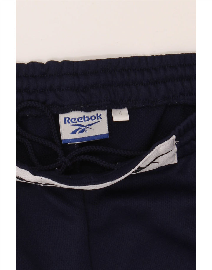 REEBOK Mens Tracksuit Trousers Large  Navy Blue Polyester Vintage Reebok and Second-Hand Reebok from Messina Hembry 