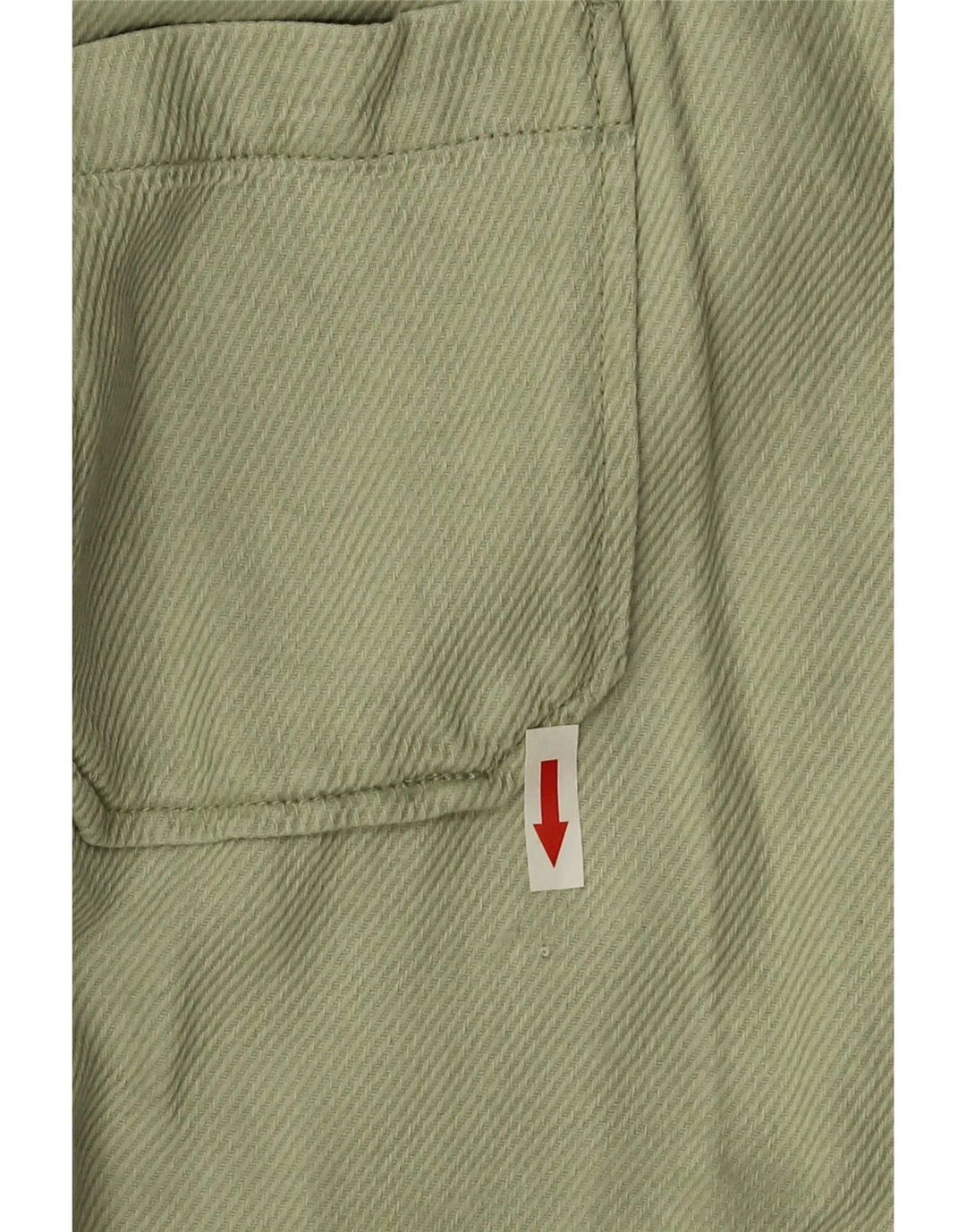 Zara Damen Übergroße Bomberjacke UK 10 Small Grüne Baumwolle
