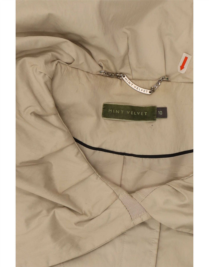MINT VELVET Damen-Parka-Jacke, übergroß, Gr. 10, Größe S, Beige, Polyester