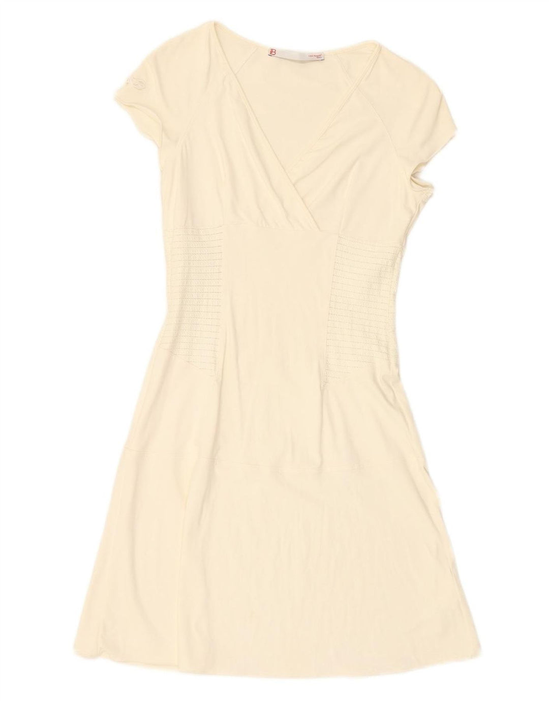 LAURA BIAGIOTTI Womens A-Line Dress IT 42 Medium White Polyamide