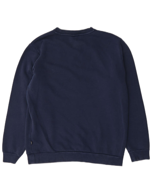 Puma Herren Grafik-Sweatshirt-Pullover, mittelmarineblaue Baumwolle