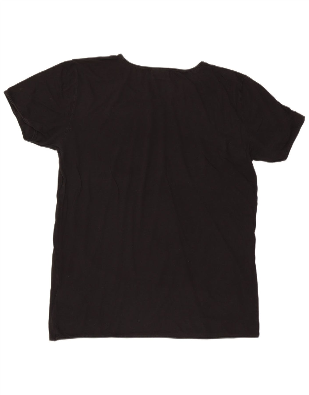 Hugo Boss Herren T-Shirt Top 2XL Schwarz Baumwolle