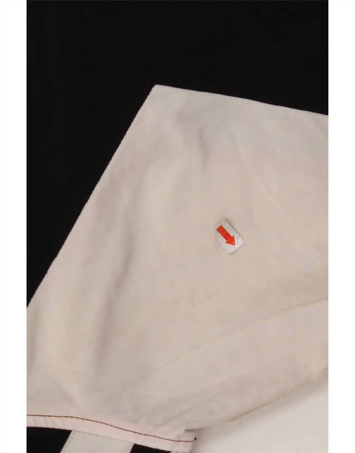 SUPERDRY Herren Kapuzenpullover Regenjacke UK 40 Large Schwarz Gepunktet