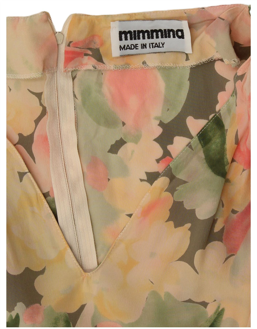 MIMMINA Damen Etuikleid UK 12 Medium Mehrfarbig geblümt