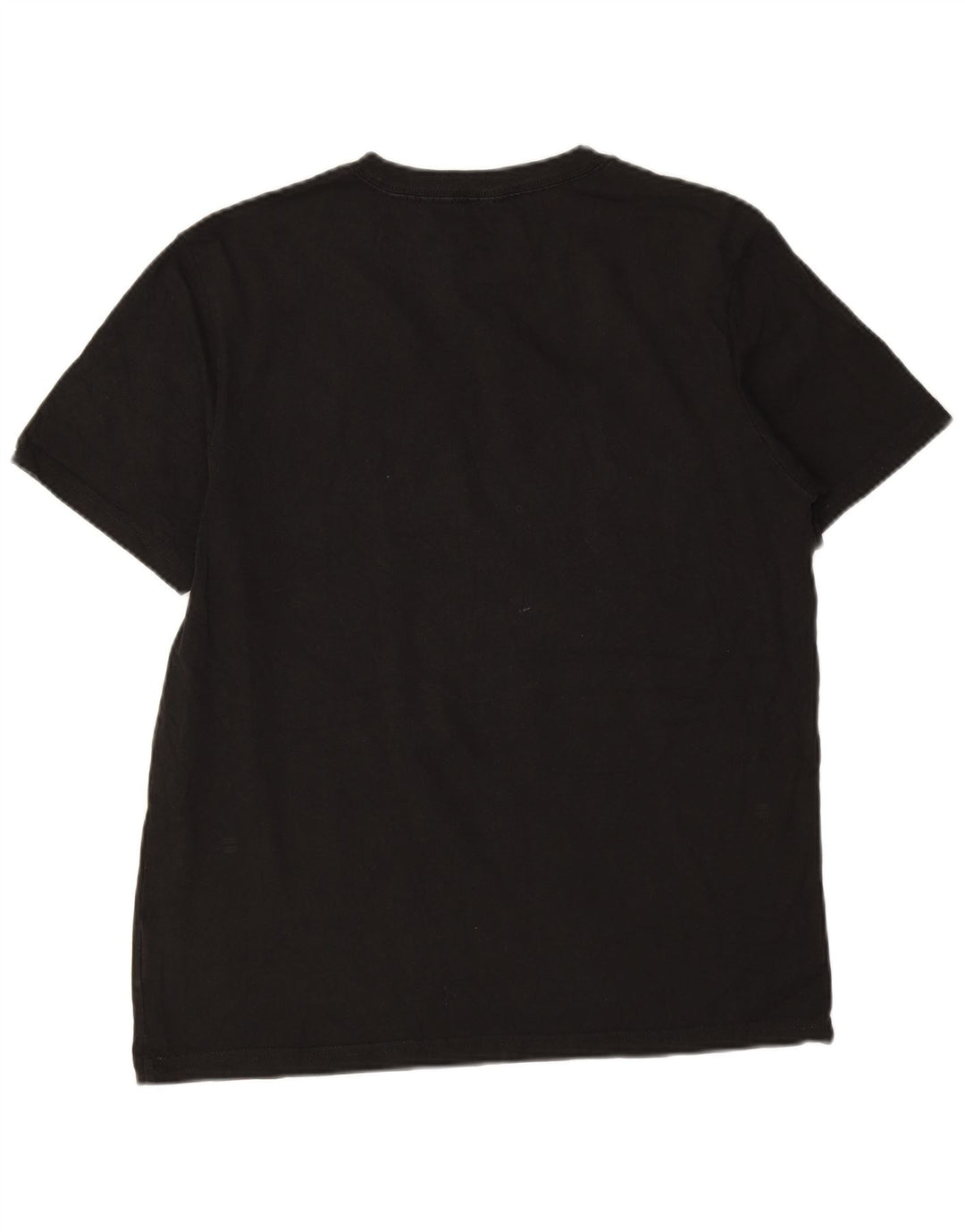 Vans Relaxed Fit T-Shirt-Oberteil für Herren aus mittelschwarzer Colourblock-Baumwolle