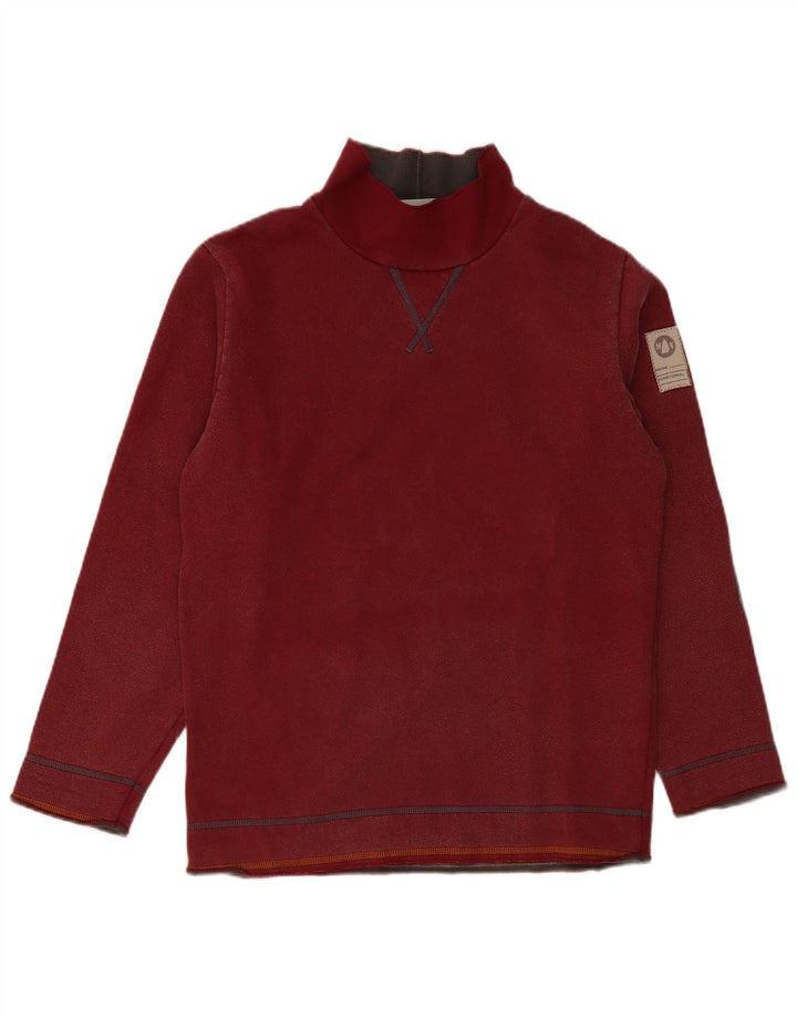Murphy & Nye Herren-Sweatshirt-Pullover, mittlere Burgunder-Baumwolle