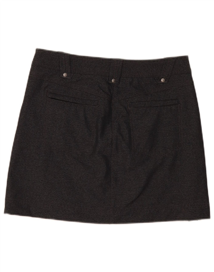 ATHLETA Damen Minirock US 2 XS W30 Graues Nylon