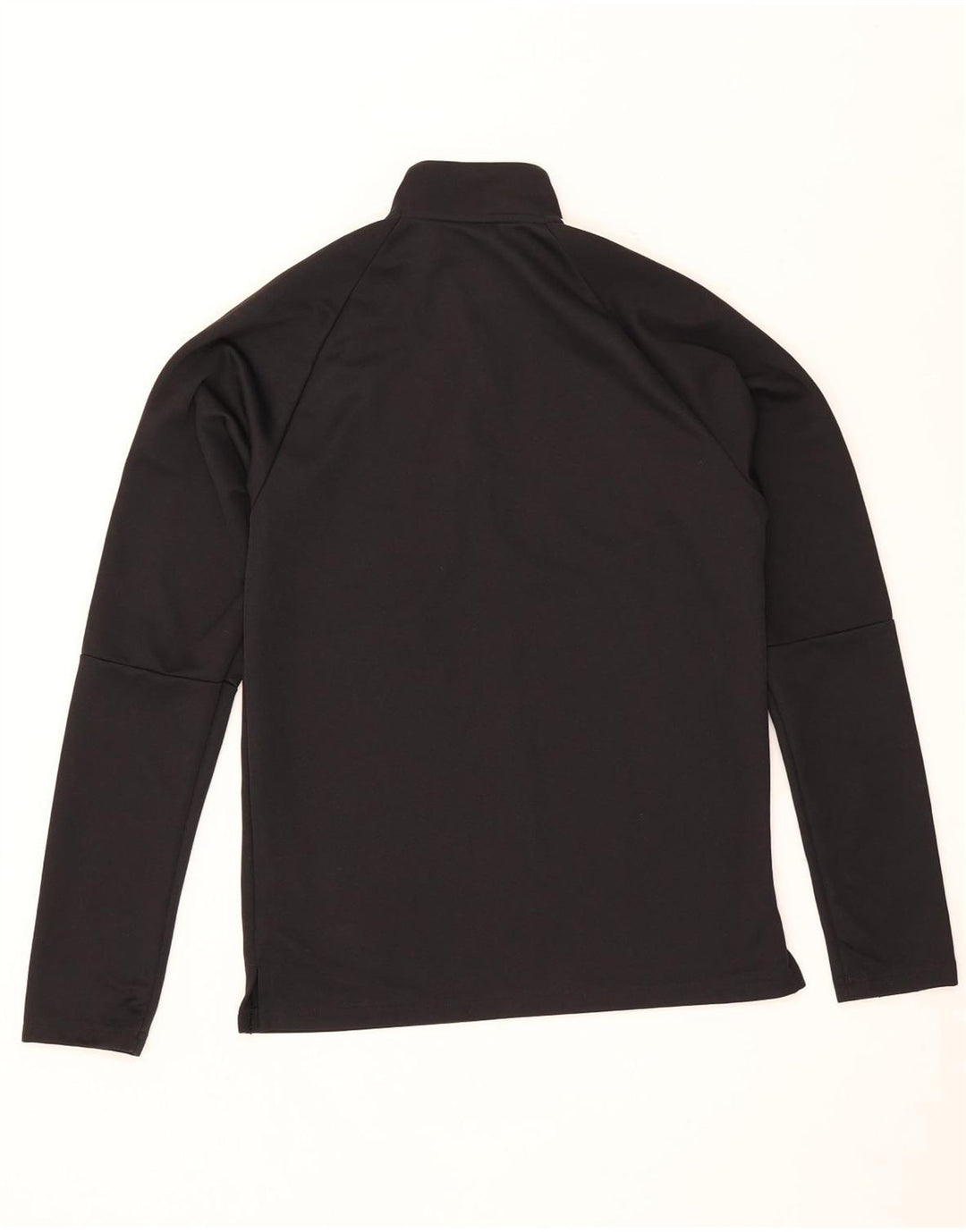 Adidas Herren Climalite Zip Neck Pullover Trainingsanzug Top Small Schwarz Polyester